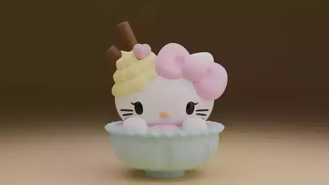 Ice cream hello kitty 87