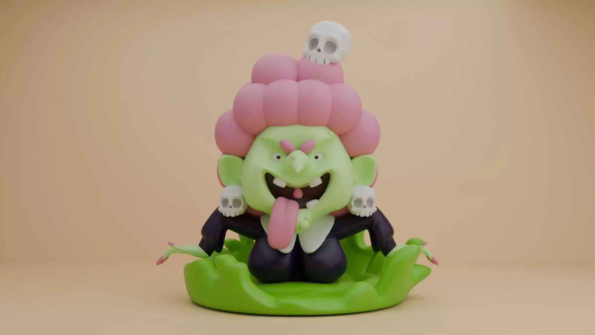 Wizard of halloween 17 Free 3D print model