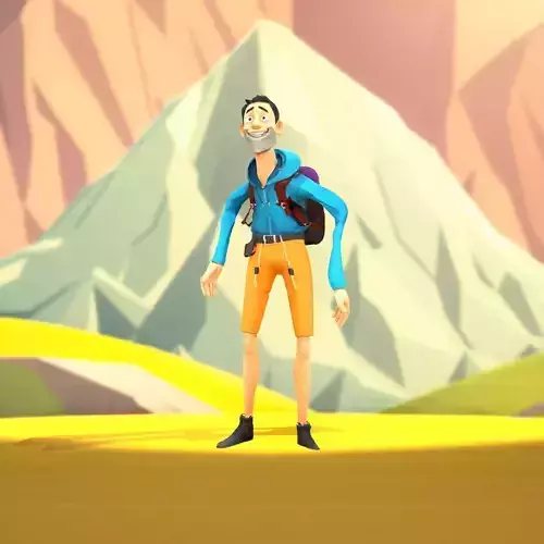 Adventurous Hiker model pack