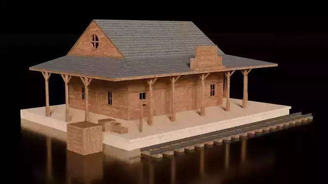 Wild West Building - Rail Station 