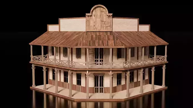 Wild West Building - Saloon 