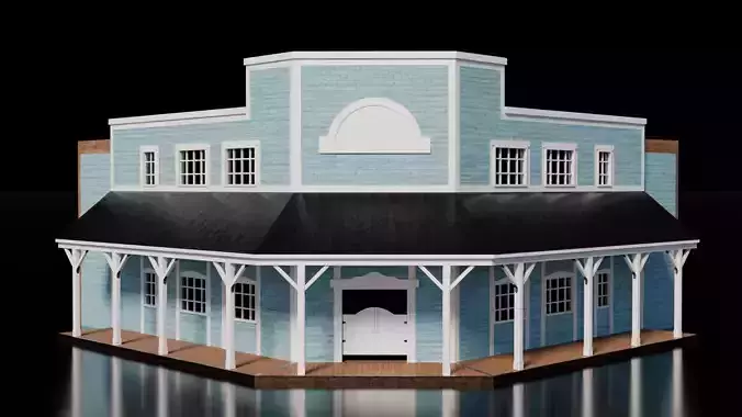 Wild West Building - Saloon 