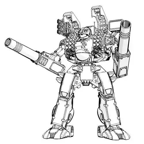MBR-04-MkVI Destroid Tomahawk