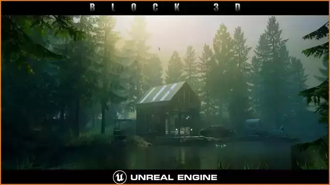 Lake House Unreal Environment