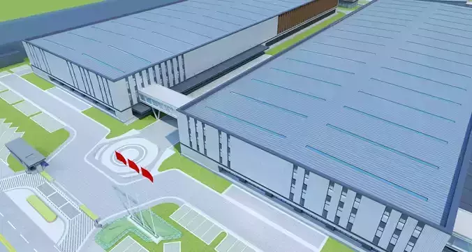 Industrial Building Factory 022