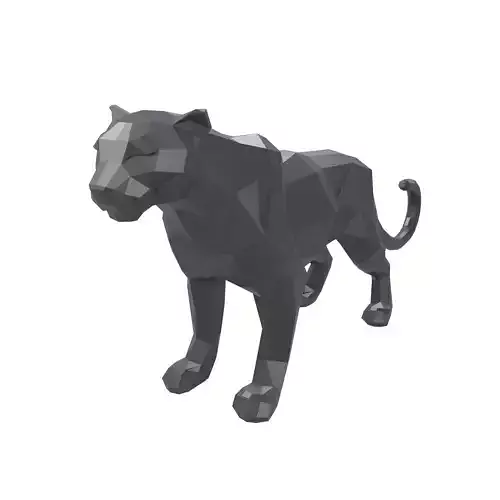 Low Poly Panther v1 001