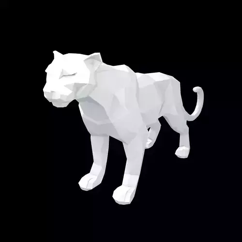 Low Poly Panther v1 002