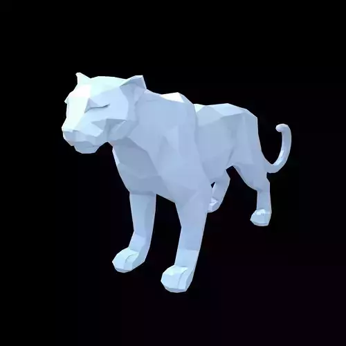 Low Poly Panther v1 004