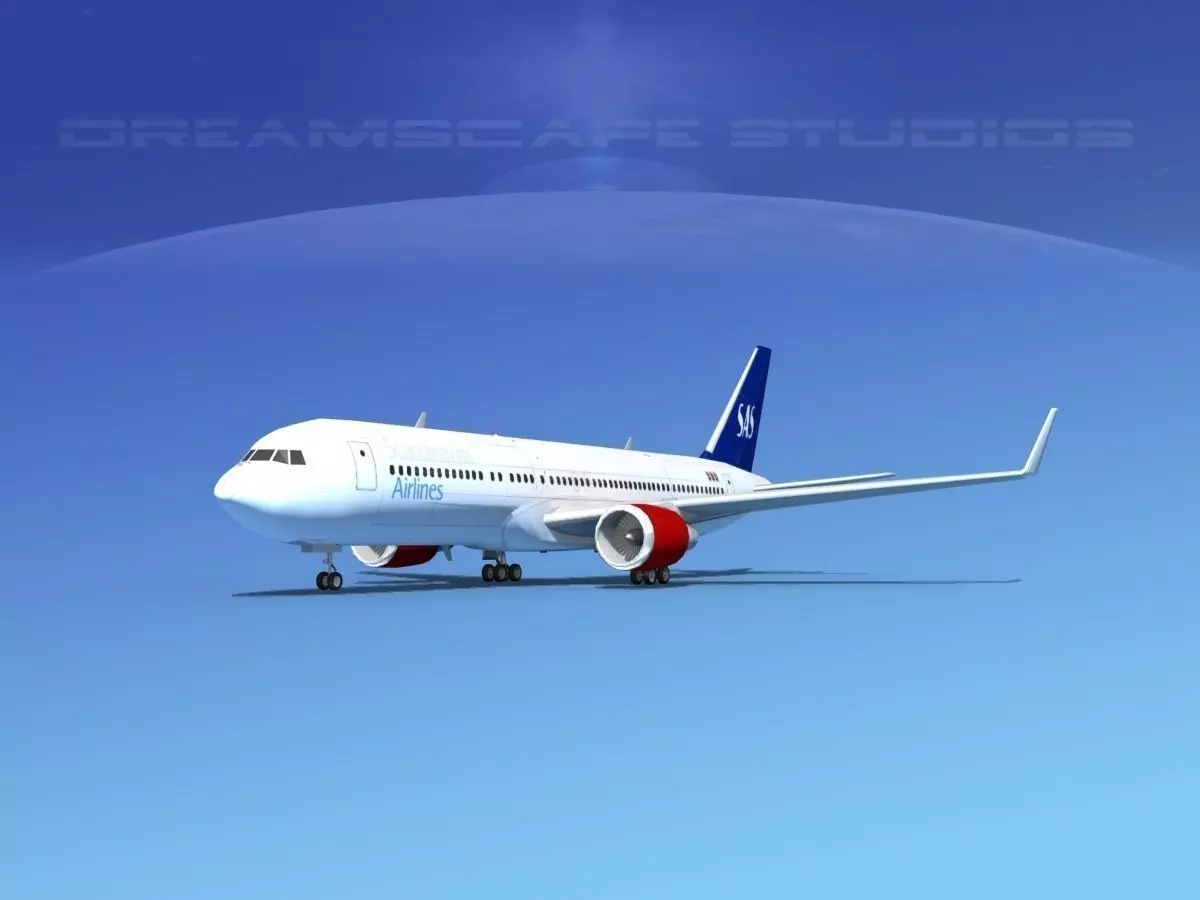 Boeing 767-300 SAS 3D model