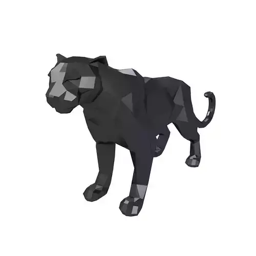 Low Poly Panther v1 006
