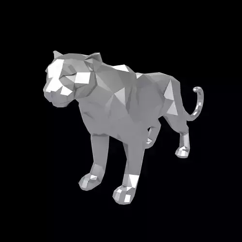 Low Poly Panther v1 007