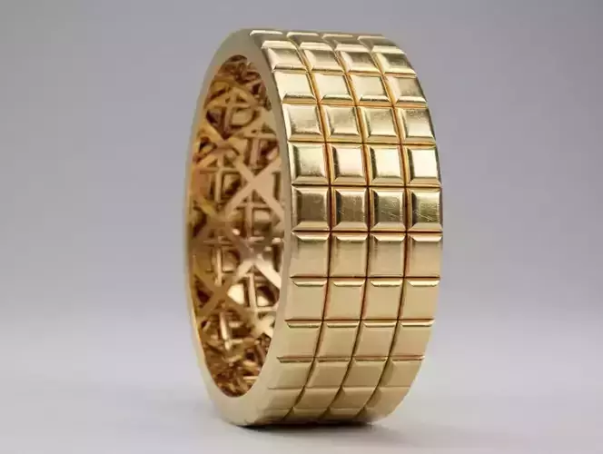 4 Size 3D Ring Design for Casting and 3D Printing