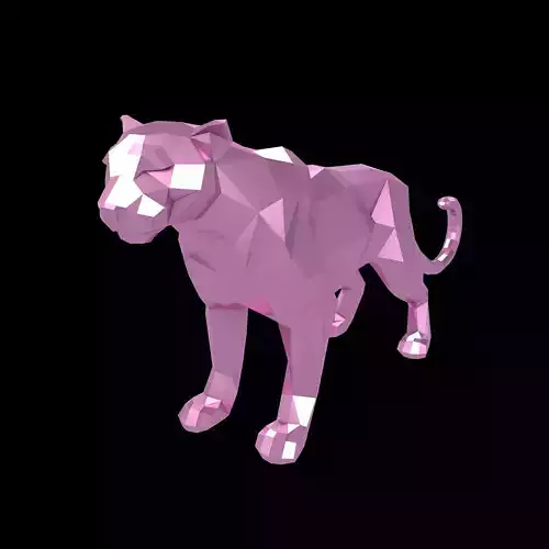 Low Poly Panther v1 008