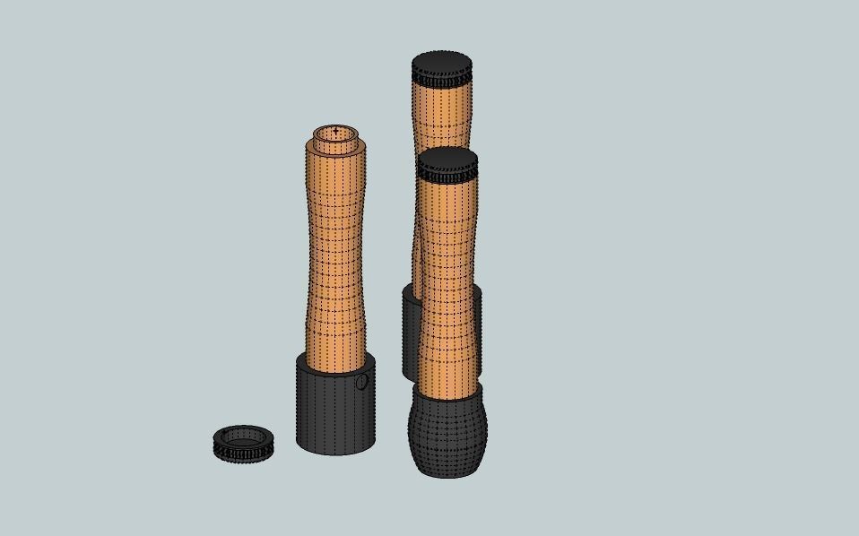 Chinese type 67 grenade 3D model_1