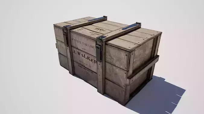 Wooden Military Freight Crate