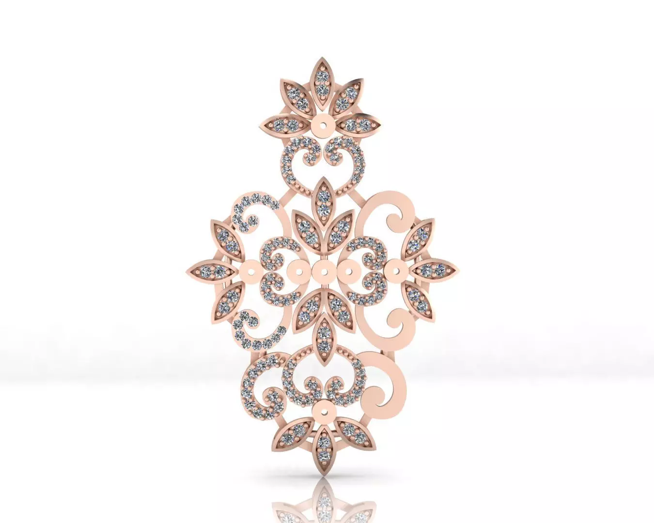 free jewelry pendant Free 3D print model