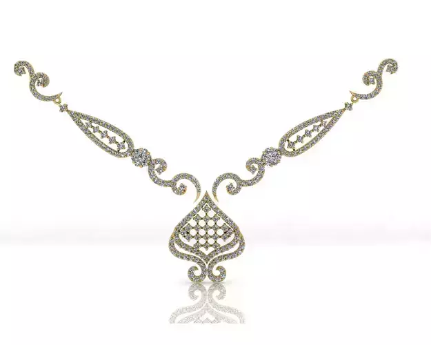 pave setting jewelry pendant