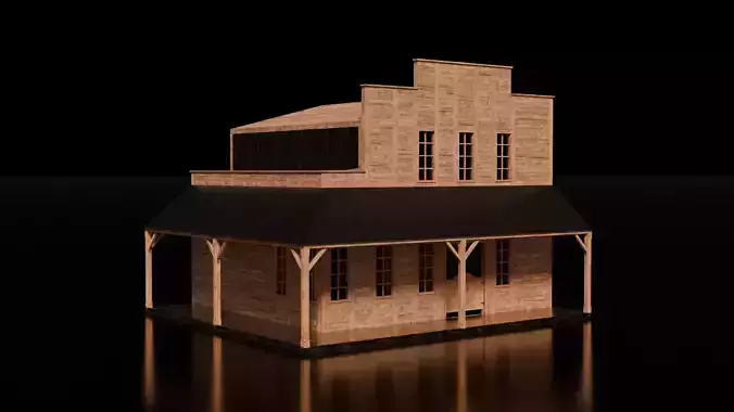 Wild West Building - Saloon 3