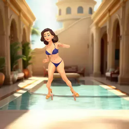 Stylish Bikini Pose model pack