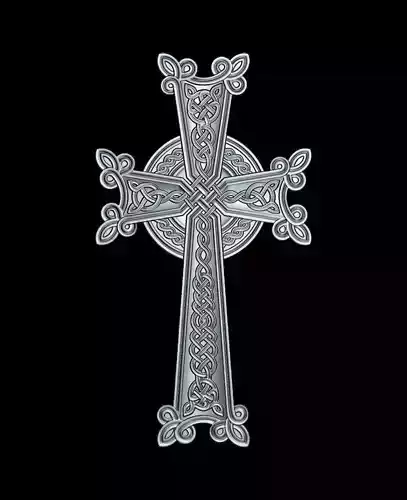 65 RELIGION ICON Khachkar - Armenian cross 3D print model