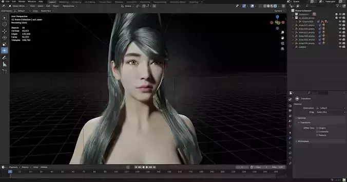 Bayonetta  fanart PBR  8k 