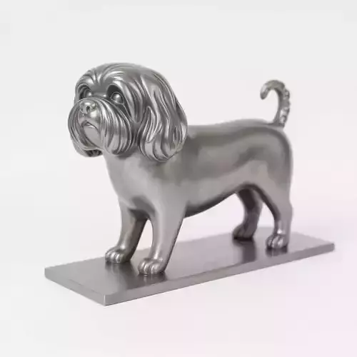 Dog sculpture