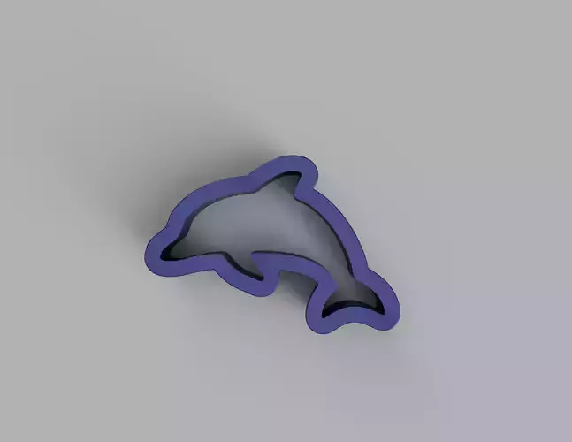 3D Dolphin Stamp Perfect for Clay Ceramic Materials