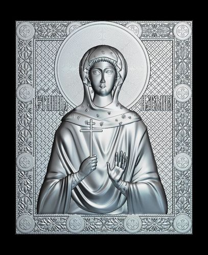 73 RELIGION Icon of the Holy Martyr Natalia 3D print model