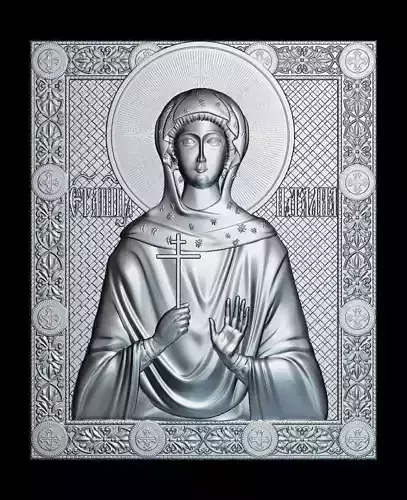 73 RELIGION Icon of the Holy Martyr Natalia 3D print model