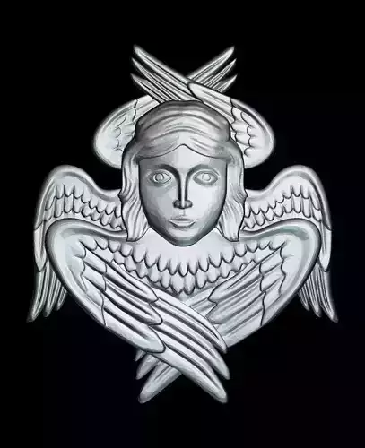 74 RELIGION ICON Angels seraphim 3D print model