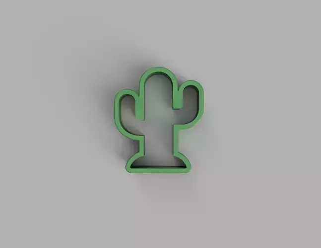 3D Cactus Stamp Perfect for Clay and Ceramic