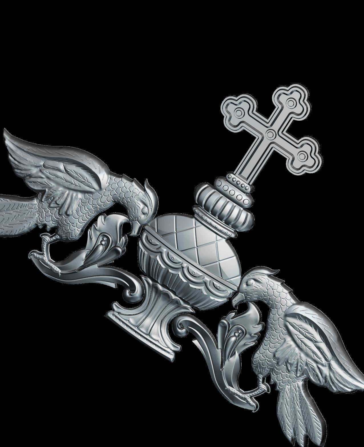 76 RELIGION ICON Christian symbols 3D print model_1