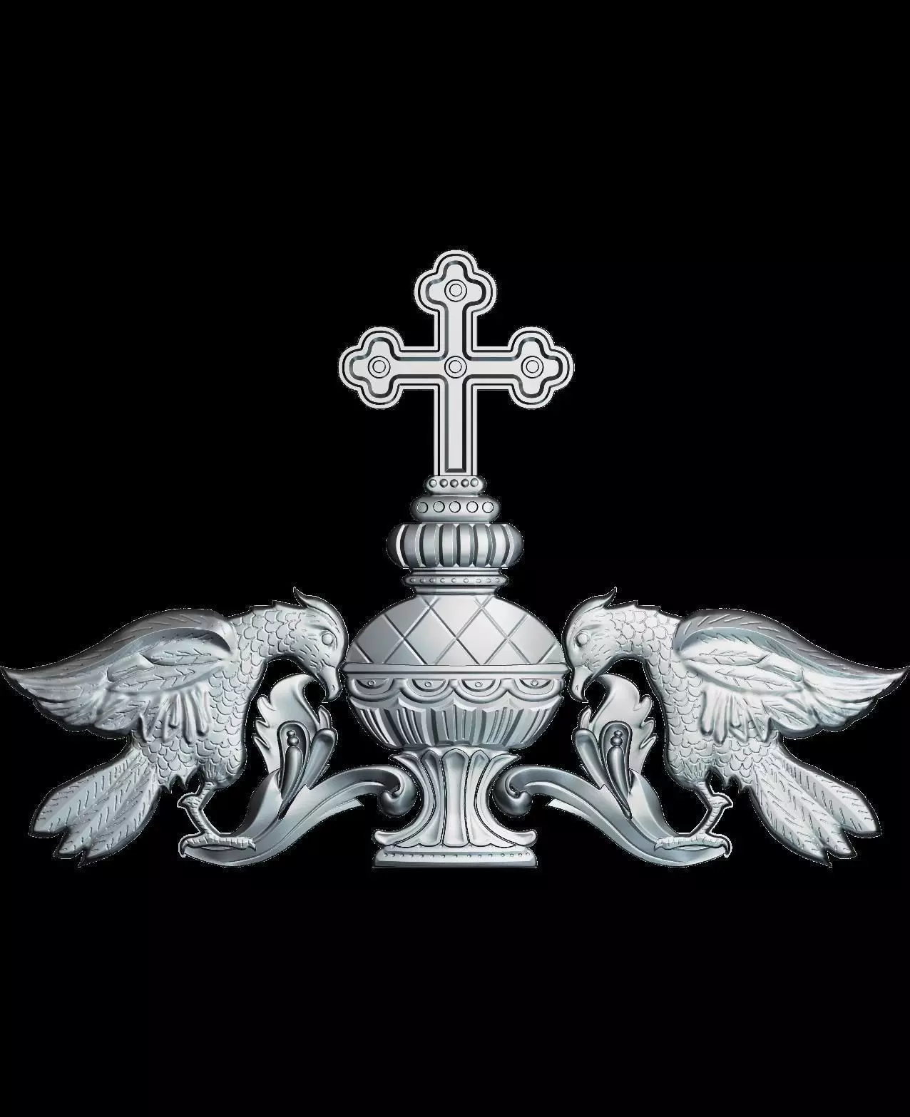 76 RELIGION ICON Christian symbols 3D print model_0