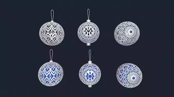 Christmas Ornament Set Snowflaker