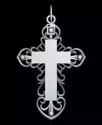 79 RELIGION ICON  Crucifix 3D STL Model for CNC Router
