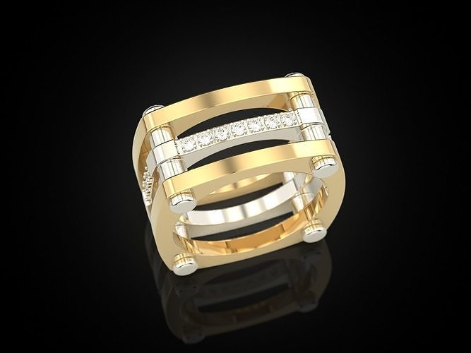 Square ring Free 3D print model