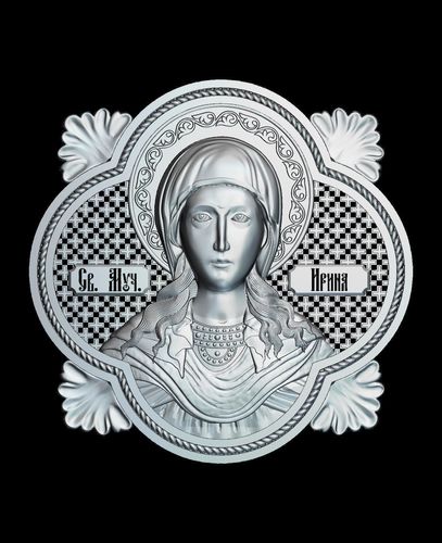 85 RELIGION ICON  Martyr Irina 3D print model