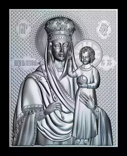 92 Mother of God Look down on humility 3D print model