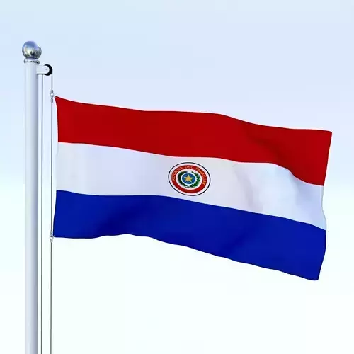 Animated Paraguay Flag