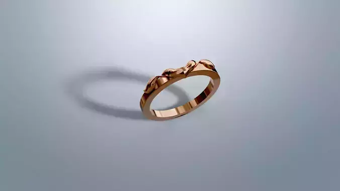 Contour Wave Band Ring