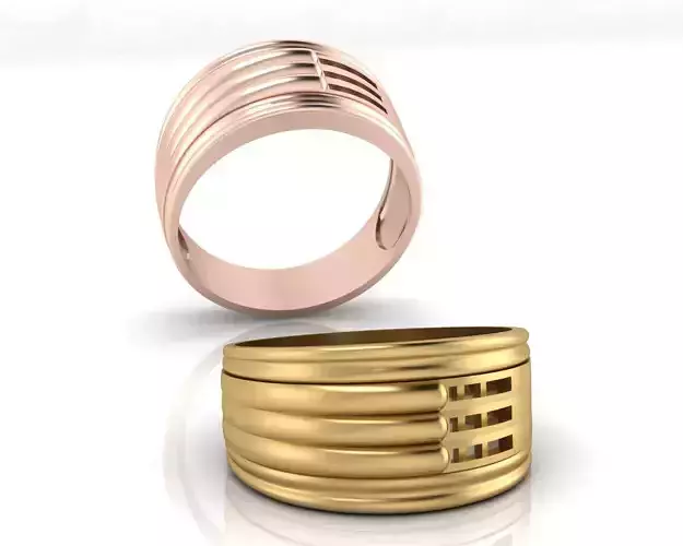 man gold ring