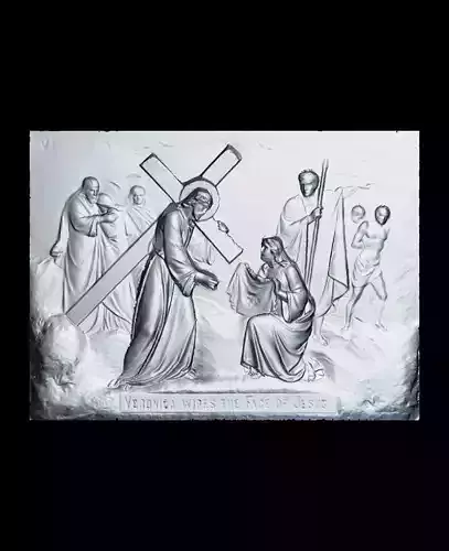 100 RELIGION ICON 3D STL Model for CNC Router  3D print model