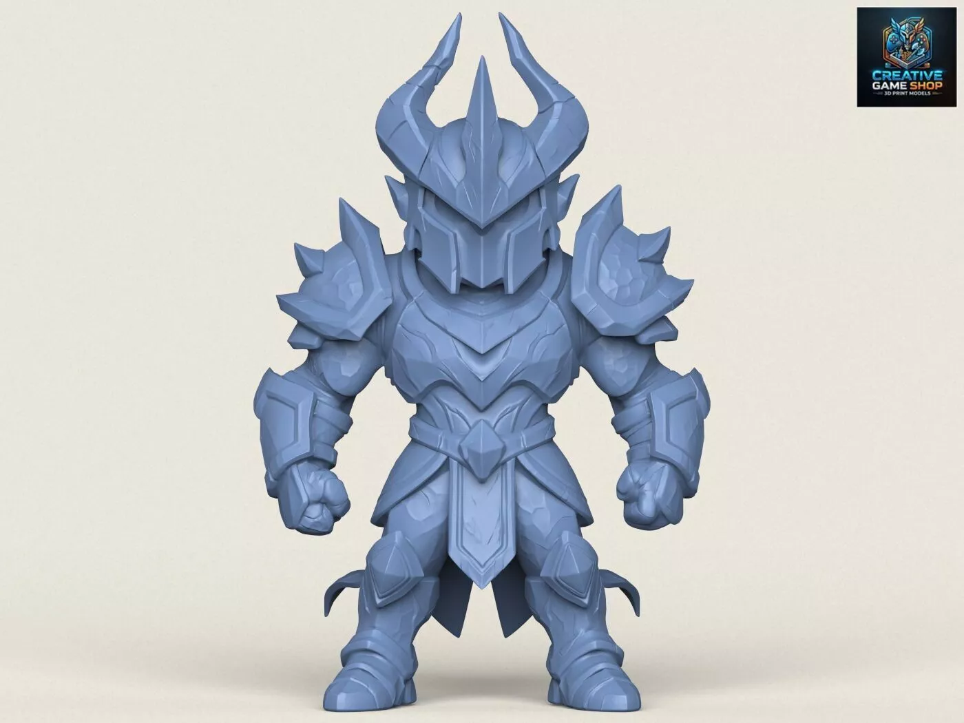 Knight Warrior Character 3D print model