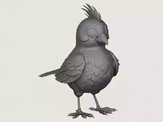 Bird Print Ready 3D Model
