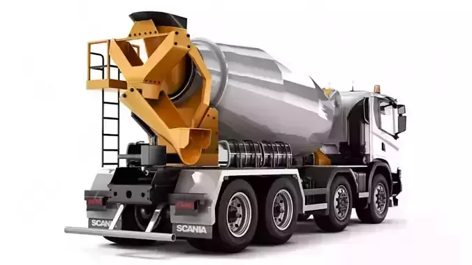 Concrete mixer truck