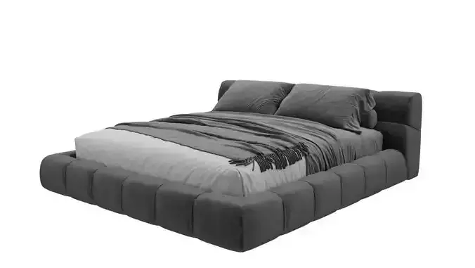 Modern Tufted Upholstered Bed Tufty