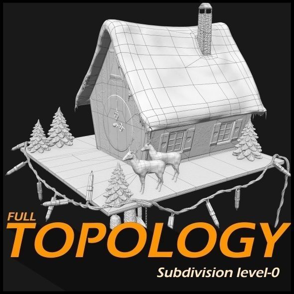 Christmas Cuckoo Clock 3D model_22