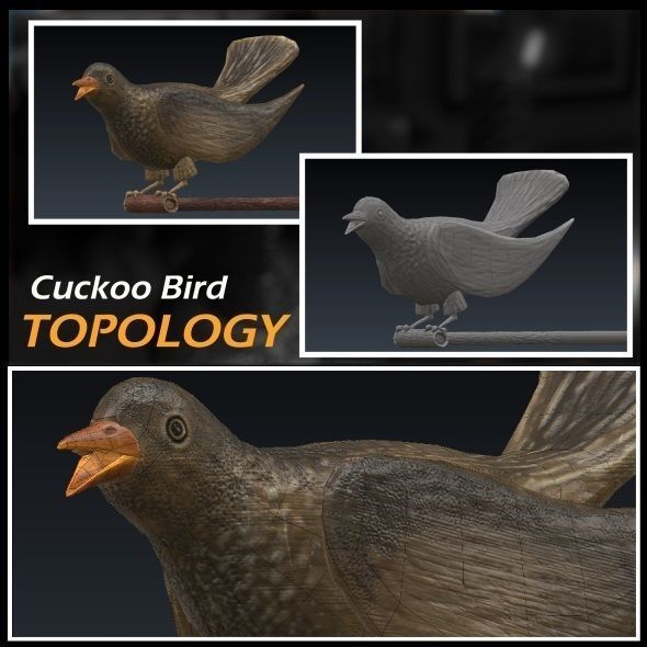 Christmas Cuckoo Clock 3D model_14