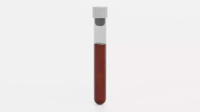 -Test Tube with Blood-