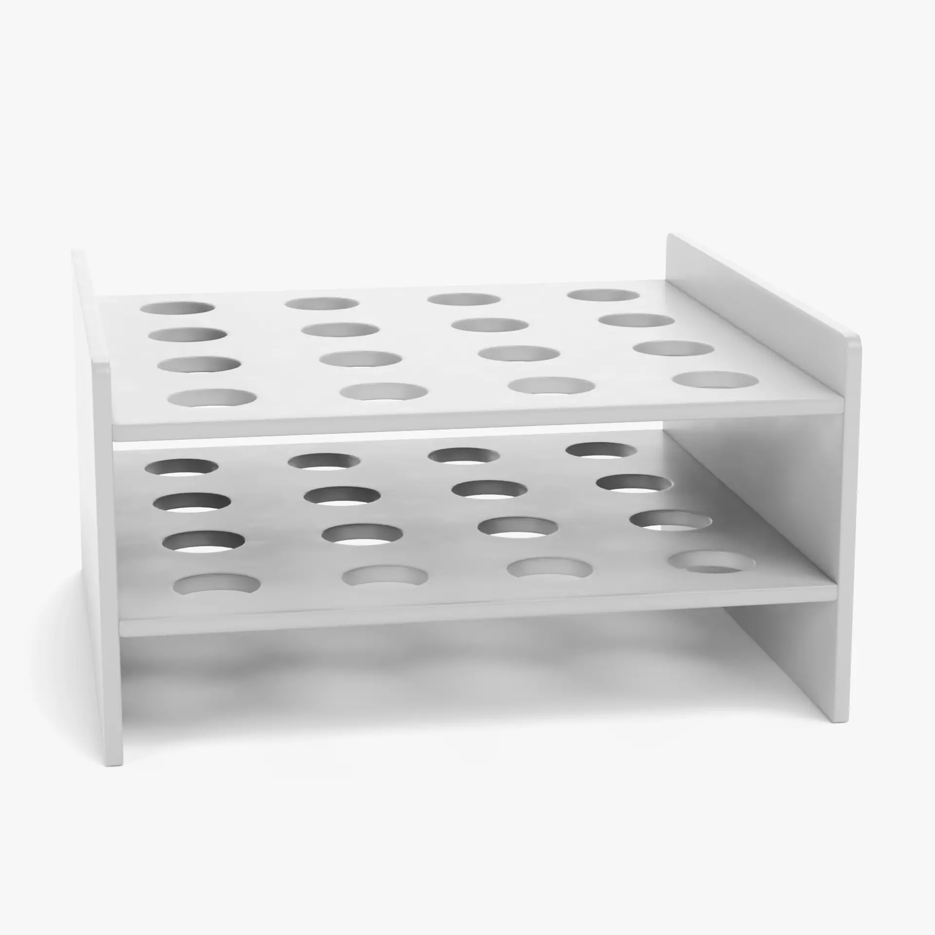 Test Tube Rack - Laboratory Holder Stand 3D model